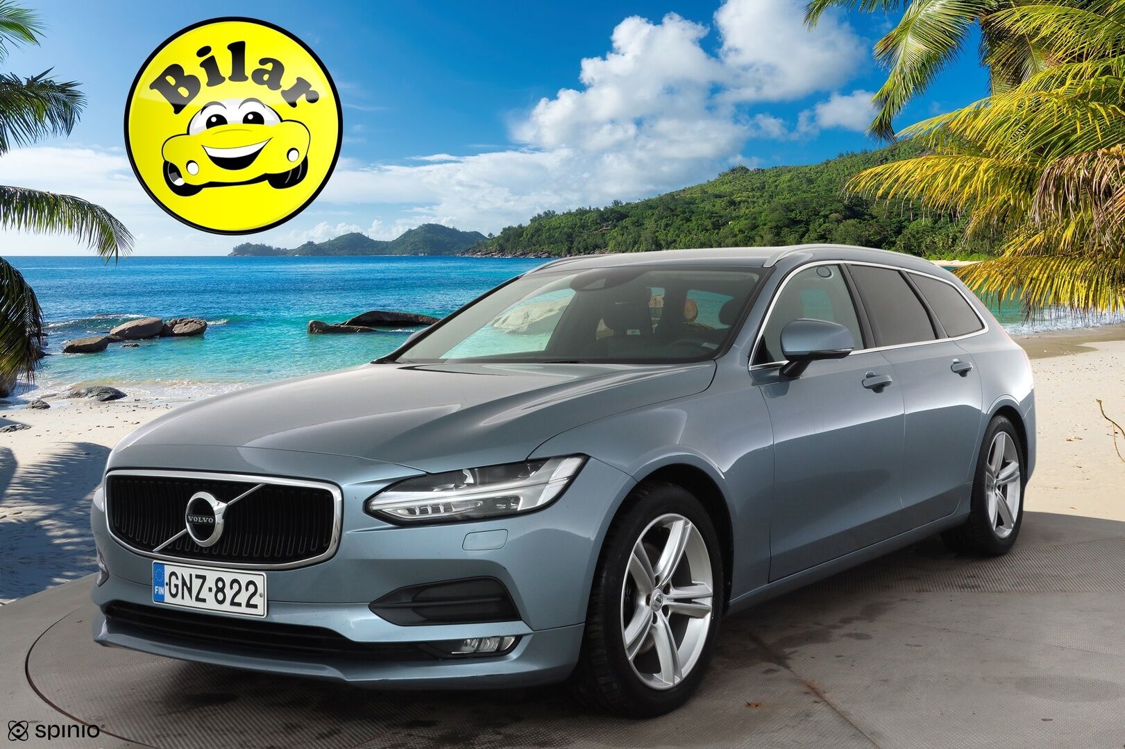 Volvo V90 2017 D4 Business aut - Webasto | ACC | Peruutuskamera | LED | High Perf Audio | Ratinlämmitys | Keyless | LED | 2x Renkaat Aluvantein | Juuri tullut Tampereelle!