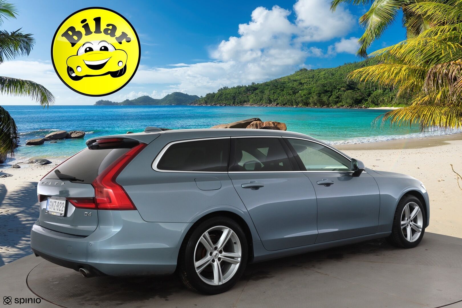 Volvo V90 2017 D4 Business aut - Webasto | ACC | Peruutuskamera | LED | High Perf Audio | Ratinlämmitys | Keyless | LED | 2x Renkaat Aluvantein | Juuri tullut Tampereelle!