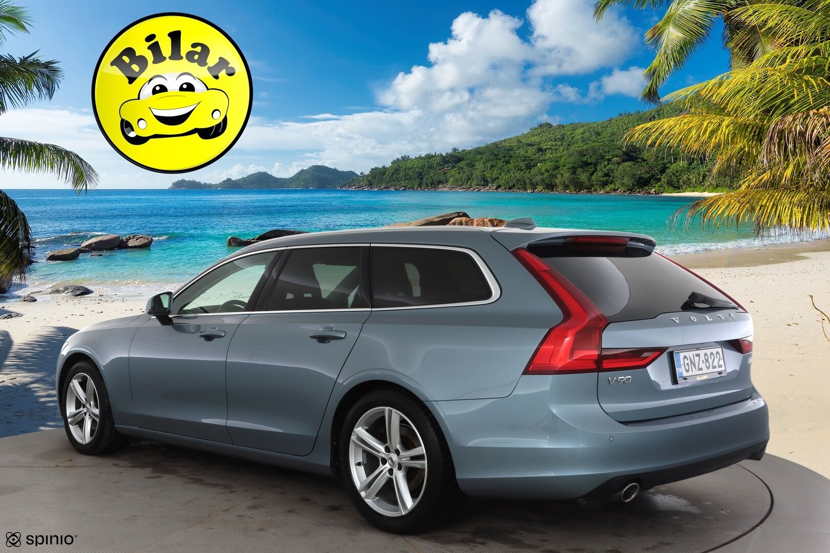 Volvo V90 2017 D4 Business aut - Webasto | ACC | Peruutuskamera | LED | High Perf Audio | Ratinlämmitys | Keyless | LED | 2x Renkaat Aluvantein | Juuri tullut Tampereelle!