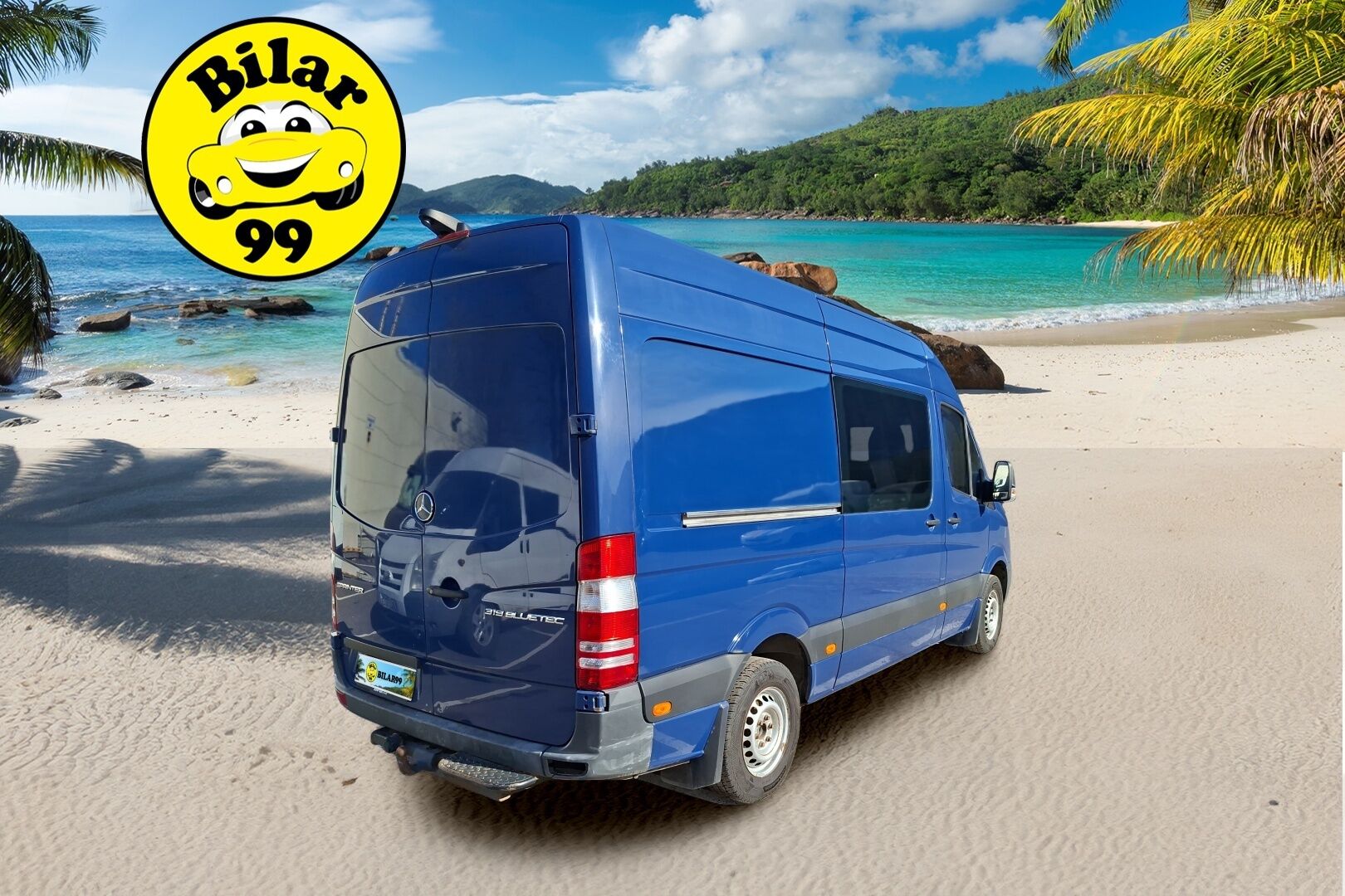 Mercedes-Benz Sprinter 2014 319CDI-3,5/43 KB pitkä A3 A BE * Vakkari / Facelift * - Juuri huollettu / Matkailuauto / 2x renkailla / vetokoukku - HULLUT AVAJAISHULINAT KORKOTARJOUS 3,29 %