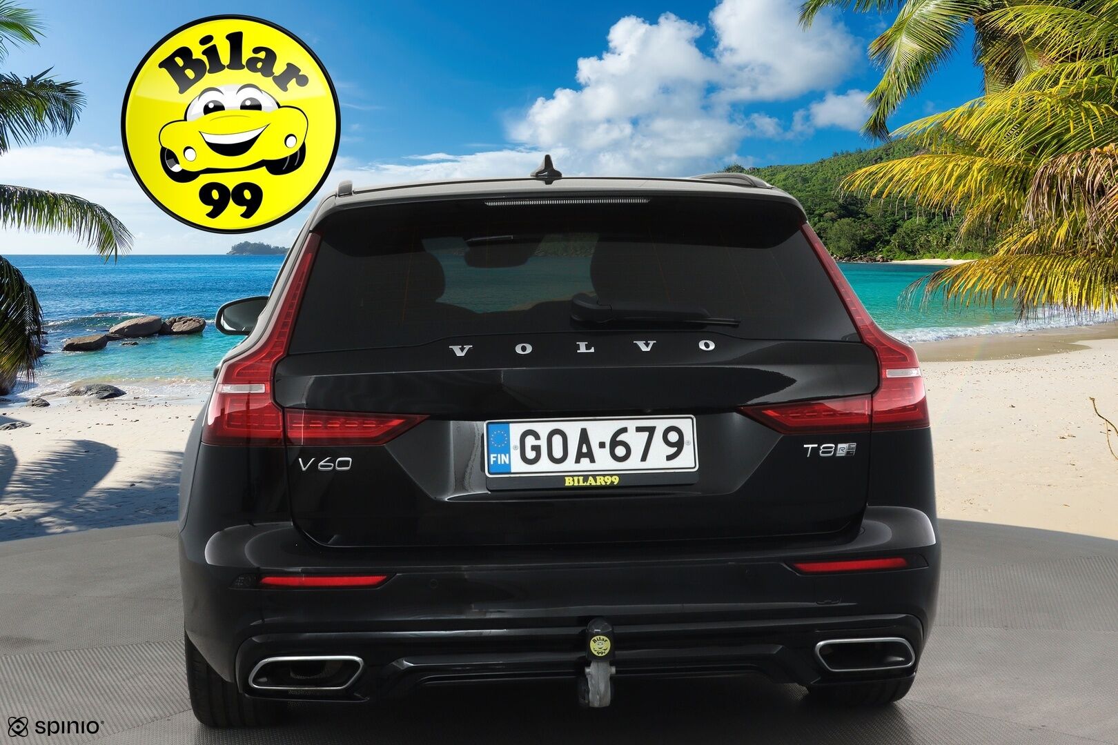 Volvo V60 2019 T8 AWD R-Design aut **Sporttinahat / Panorama / Webasto / Koukku / ACC / Full-LED / P.Kamera / Navi / Kaistavahti** - 2x Latauskaapelit / Kahdet Renkaat