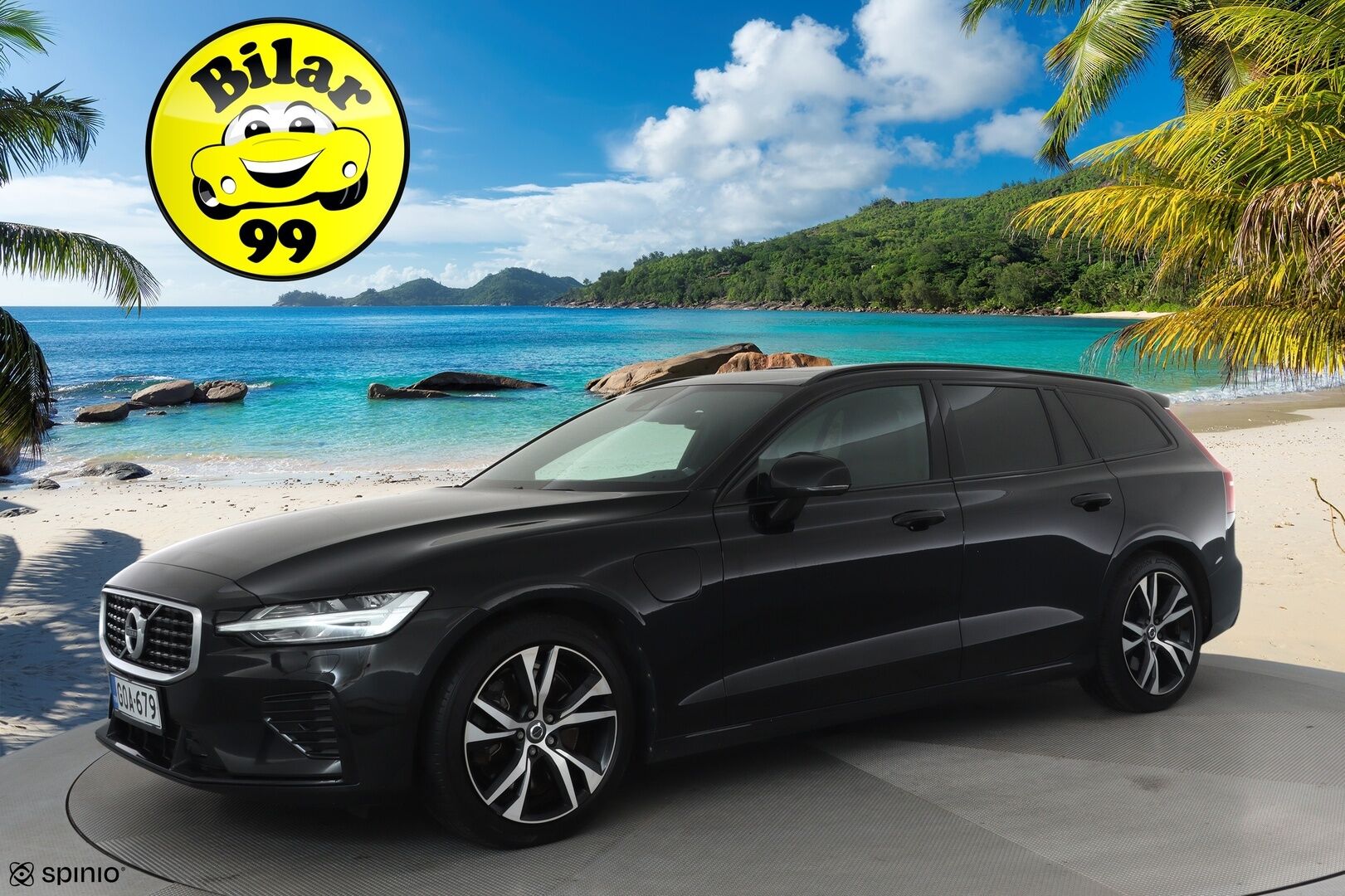 Volvo V60 2019 T8 AWD R-Design aut **Sporttinahat / Panorama / Webasto / Koukku / ACC / Full-LED / P.Kamera / Navi / Kaistavahti** - 2x Latauskaapelit / Kahdet Renkaat