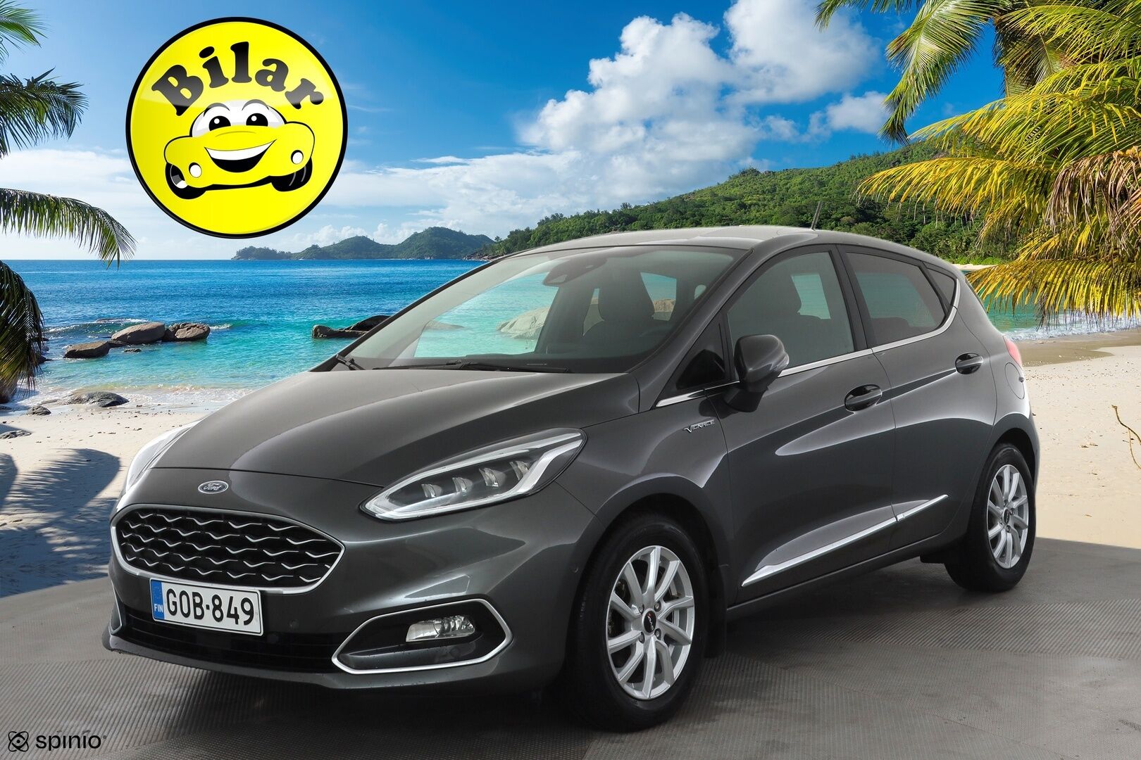 Ford Fiesta 2020 1,0 EcoBoost 125hv A7 Vignale 5-ovinen - | ACC | B&O | Nahkasisusta | LED | BLIS | Keyless | P.kamera | Kaistavahti | CTA | Apple & Android | Lohko+sisälämmitin | Merkkihuollot |