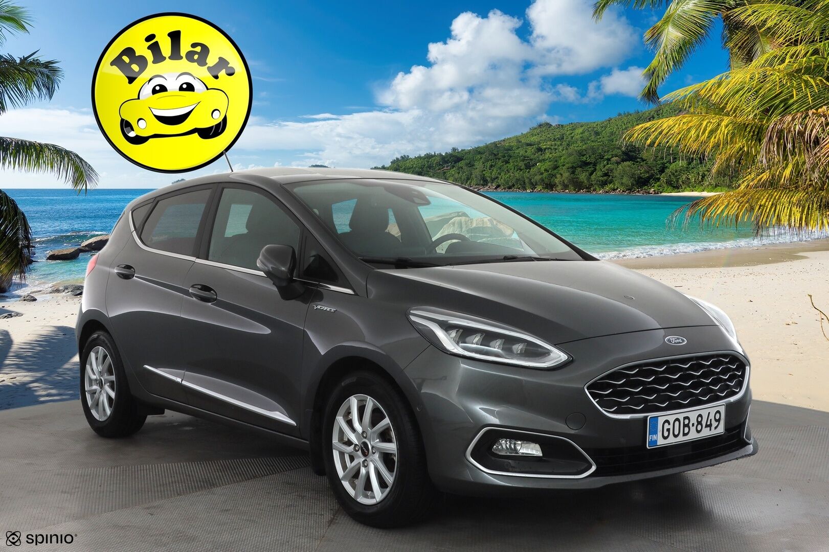Ford Fiesta 2020 1,0 EcoBoost 125hv A7 Vignale 5-ovinen - | ACC | B&O | Nahkasisusta | LED | BLIS | Keyless | P.kamera | Kaistavahti | CTA | Apple & Android | Lohko+sisälämmitin | Merkkihuollot |