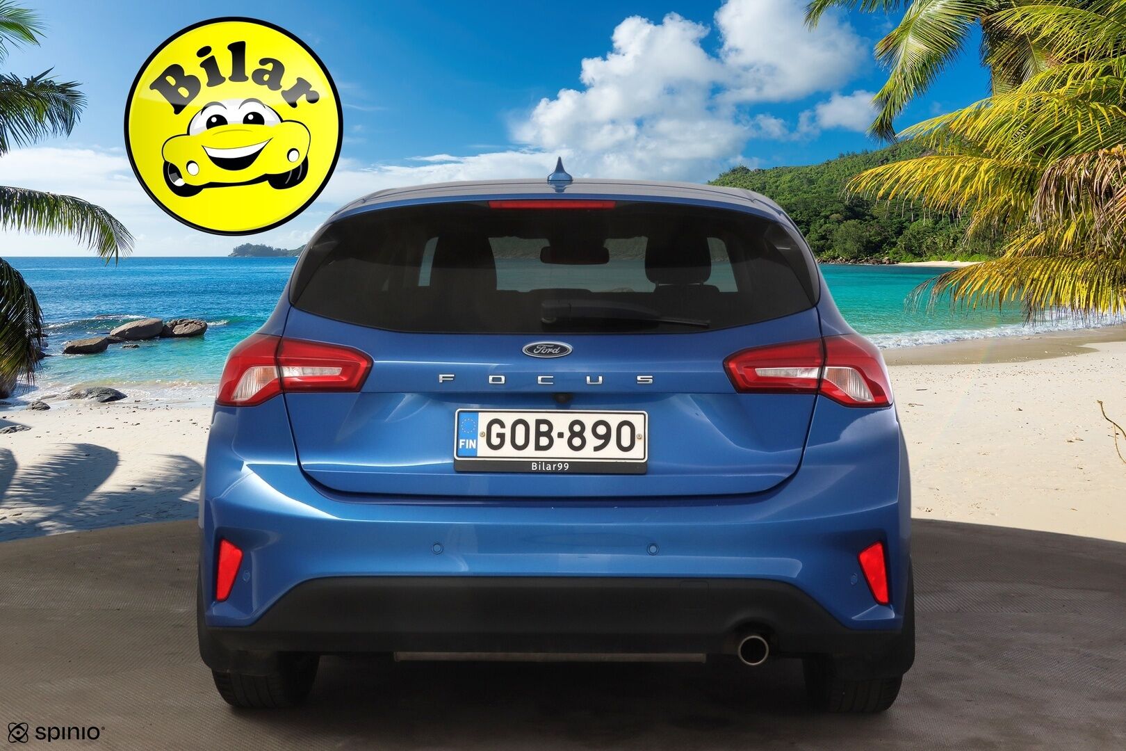 Ford Focus 2020 1,0 EcoBoost 125hv A8 Titanium 5-ovinen - 2.om Suomi-auto | Merkkihuollot | P.kamera | Koukku | KeyLessGo | Navi | LED 