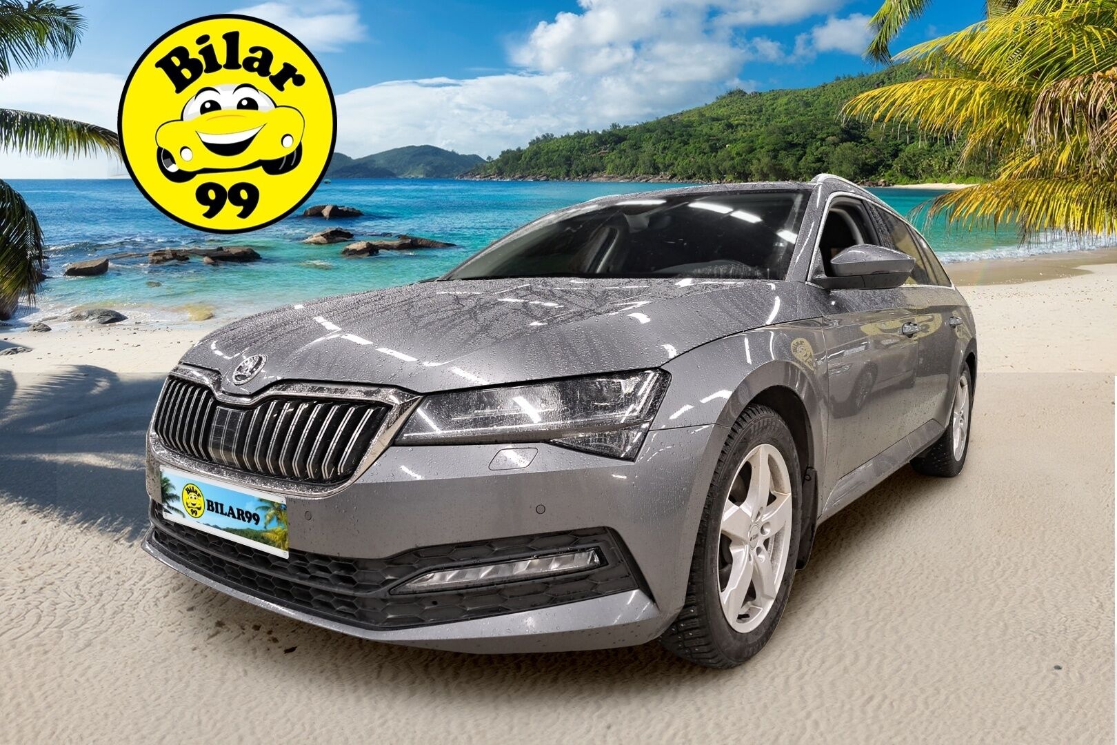 Skoda Superb 2022 Combi 2.0 TDI 150 Ambition DSG * Webasto / P-tutkat / Vakkari / Xenon / Sähkökontti * - Suomi-auto / Kahdet renkaat - HULLU BLACKWEEK KORKOTARJOUS 2,49%