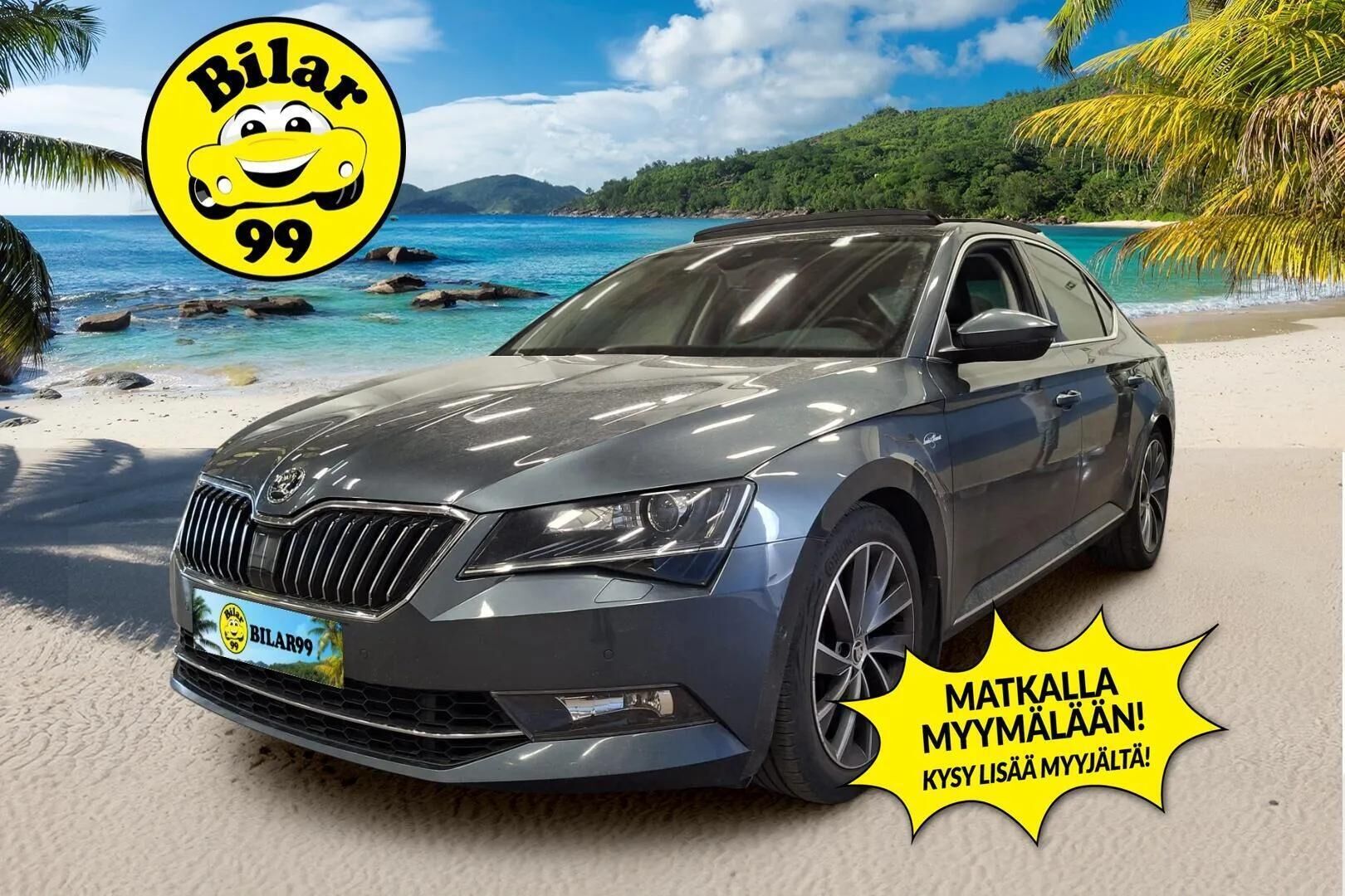 Skoda Superb 2018 2,0 TSI 280 4x4 L&K BusinessLine DSG * Webasto / ACC / DCC / Panorama / Canton / Muistinahat / Koukku / P.kamera * - Dynamic Chassis Control / Ilmastoidut etupenkit / Kuskilla hieronta / SmartLink / Sähköluukku / 2x renkaat ja vanteet / - HULLUT AVAJAISHULINAT KORKOTARJOUS 3,29 %