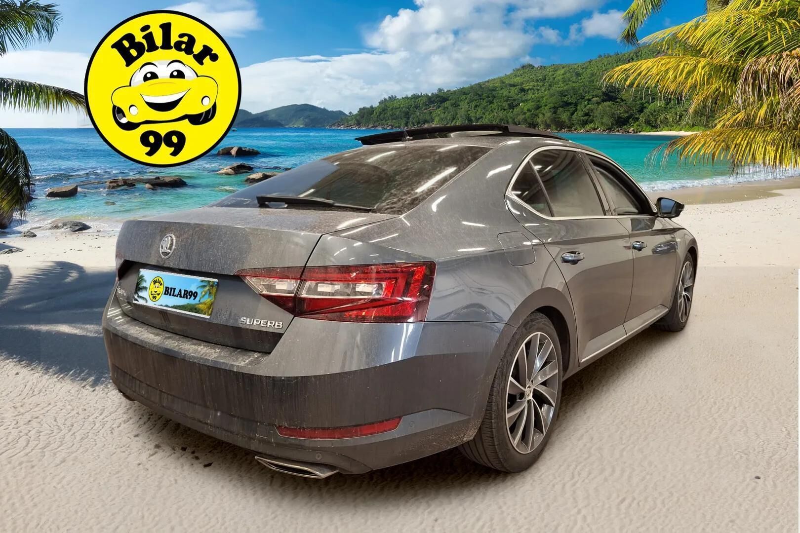 Skoda Superb 2018 2,0 TSI 280 4x4 L&K BusinessLine DSG * Webasto / ACC / DCC / Panorama / Canton / Muistinahat / Koukku / P.kamera * - Dynamic Chassis Control / Ilmastoidut etupenkit / Kuskilla hieronta / SmartLink / Sähköluukku / 2x renkaat ja vanteet / - HULLUT AVAJAISHULINAT KORKOTARJOUS 3,29 %