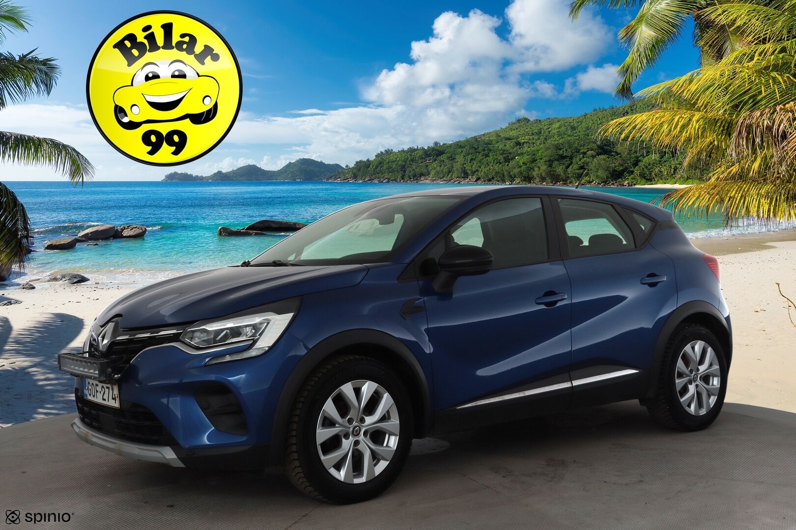 Renault Captur 2020 TCe 130 EDC7-aut Zen * LED / P.Kamera / Vakkari / Navi / Kaistavahti / Sisätilanlämmitin / Koukku * - 1.om Suomi-auto / Kahdet renkaat aluvanteilla / Merkkihuollot