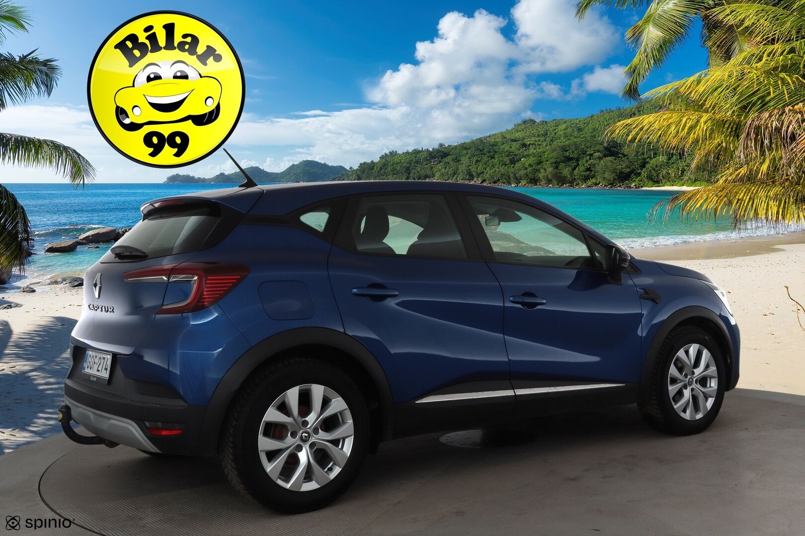 Renault Captur 2020 TCe 130 EDC7-aut Zen *Koukku / Kamera / Lohko+sisä / LED / Navi / Kaistavahti* - 1.om Suomi-auto / Kahdet renkaat aluvanteilla / Merkkihuollot