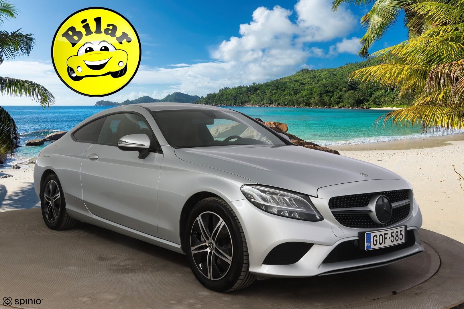 Mercedes-Benz C 2020 200 Coupé A - | Suomi-auto | P-Kamera | Ruskeat sporttinahat / LED High Performance | Koukku |