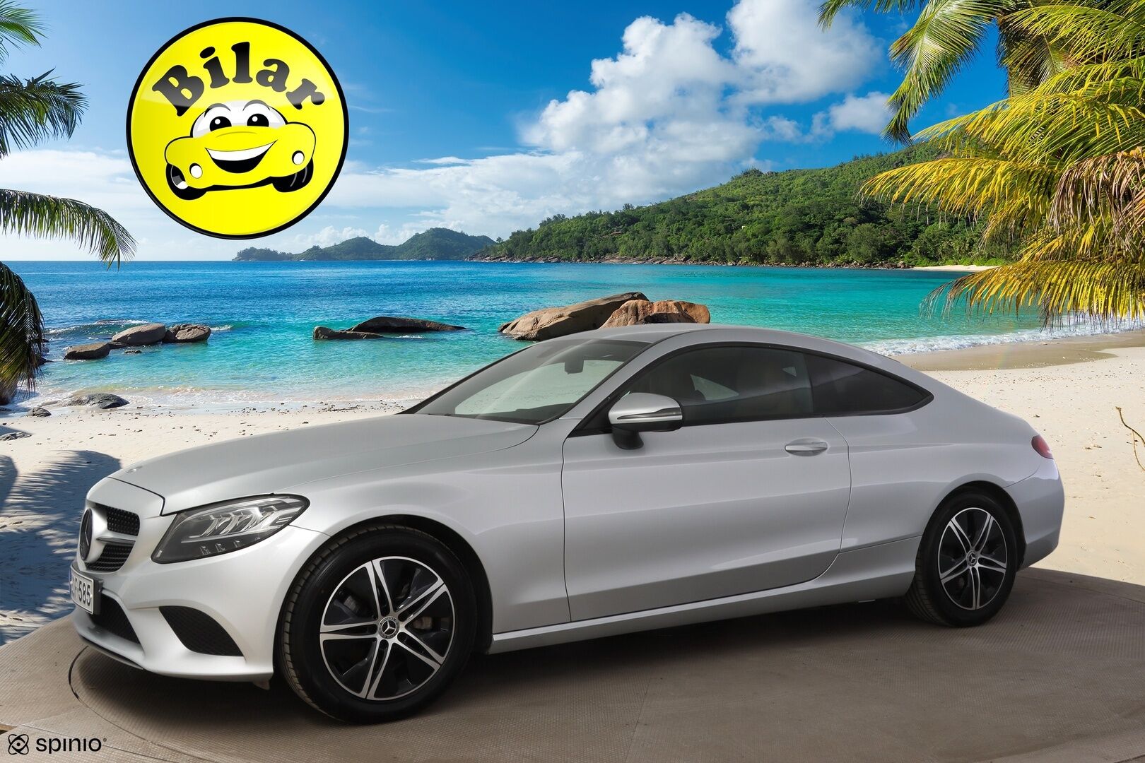 Mercedes-Benz C 2020 200 Coupé A - | Suomi-auto | P-Kamera | Ruskeat sporttinahat / LED High Performance | Koukku |