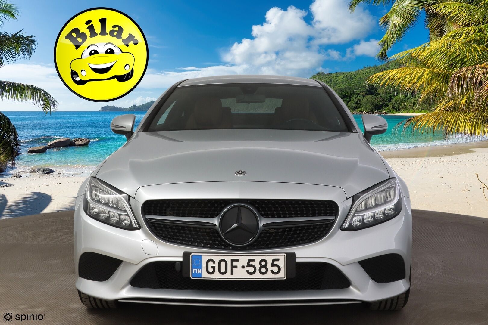 Mercedes-Benz C 2020 200 Coupé A - | Suomi-auto | P-Kamera | Ruskeat sporttinahat / LED High Performance | Koukku |