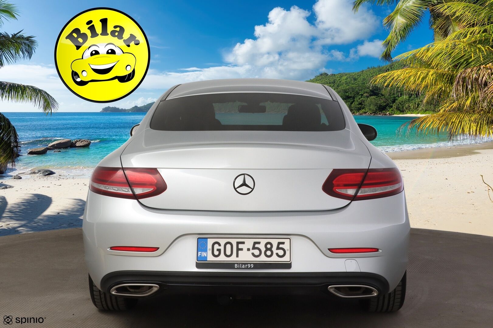 Mercedes-Benz C 2020 200 Coupé A - | Suomi-auto | P-Kamera | Ruskeat sporttinahat / LED High Performance | Koukku |