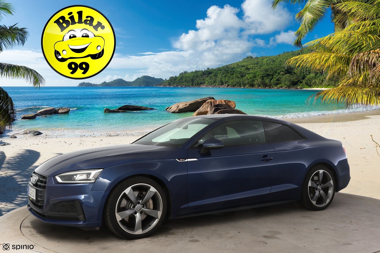 Audi A5 2017 Coupé Business Sport 2,0 TFSI 185 kW quattro  * Digimittaristo / Vakkari / S-line / Koukku / Rotor / Flat Bottom * - * Todella hieno ja harvinainen 2 ovinen coupe tarjolla! Paras väriyhdistelmä, ulko ja sisä S-Linellä! *