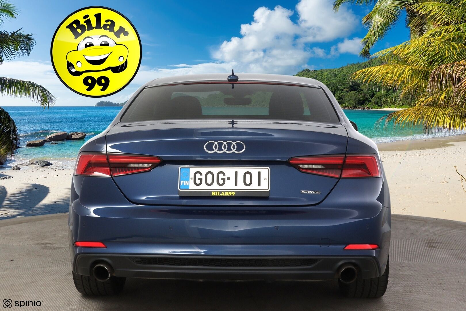 Audi A5 2017 Coupé Business Sport 2,0 TFSI 185 kW quattro  * Digimittaristo / Vakkari / S-line / Koukku / Rotor / Flat Bottom * - * Todella hieno ja harvinainen 2 ovinen coupe tarjolla! Paras väriyhdistelmä, ulko ja sisä S-Linellä! *