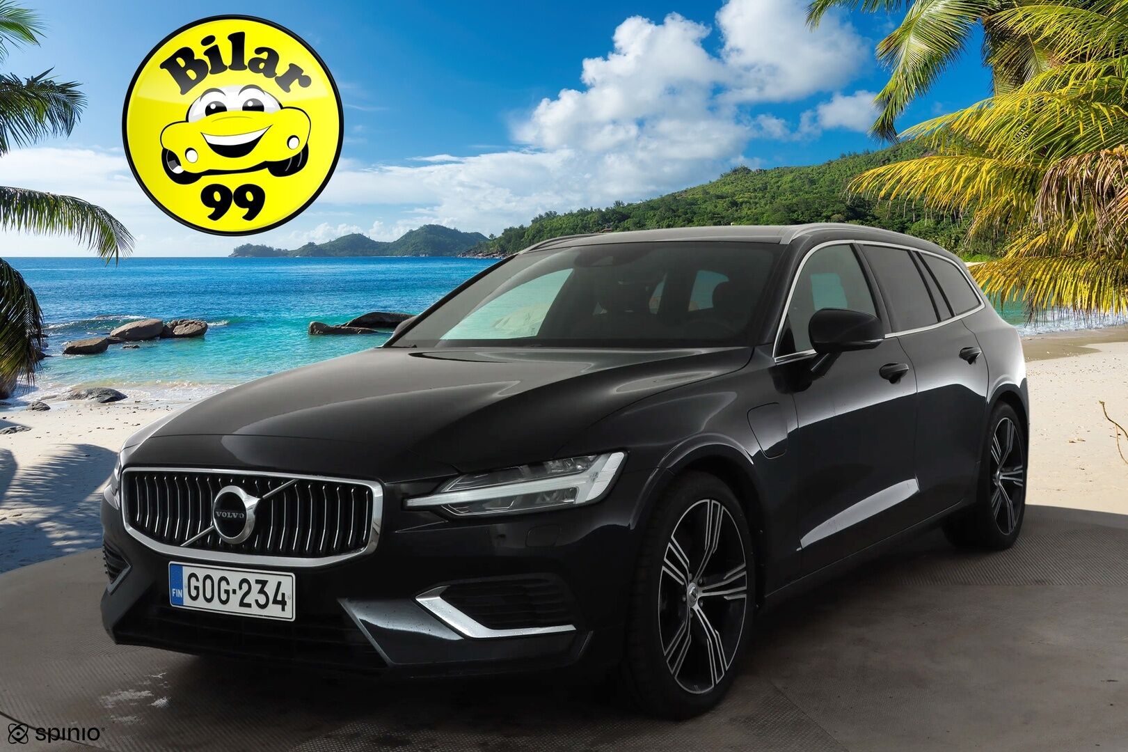 Volvo V60 2021 T8 TwE AWD Business Inscription aut * ACC / Webasto / Muistipenkki / BLIS / ALV / Ruskeat nahat / Keyless / LED / Navi * - 1.Om Suomi-auto / Kahdet renkaat aluvanteilla / Merkkihuollettu* - HULLUT AVAJAISHULINAT KORKOTARJOUS 3,29 %