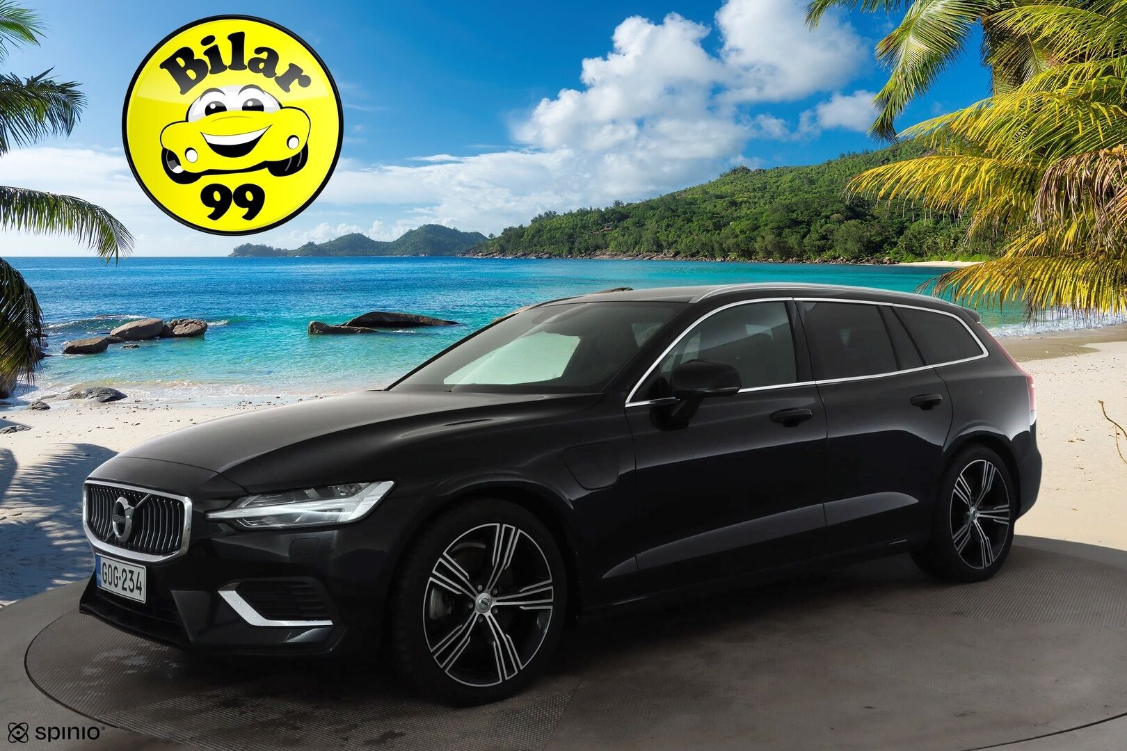 Volvo V60 2021 T8 TwE AWD Business Inscription aut * ACC / Webasto / Muistipenkki / BLIS / Ruskeat nahat / KeylessGo / LED / Navi * - 1.Om Suomi-auto / Kahdet renkaat aluvanteilla / Merkkihuollettu