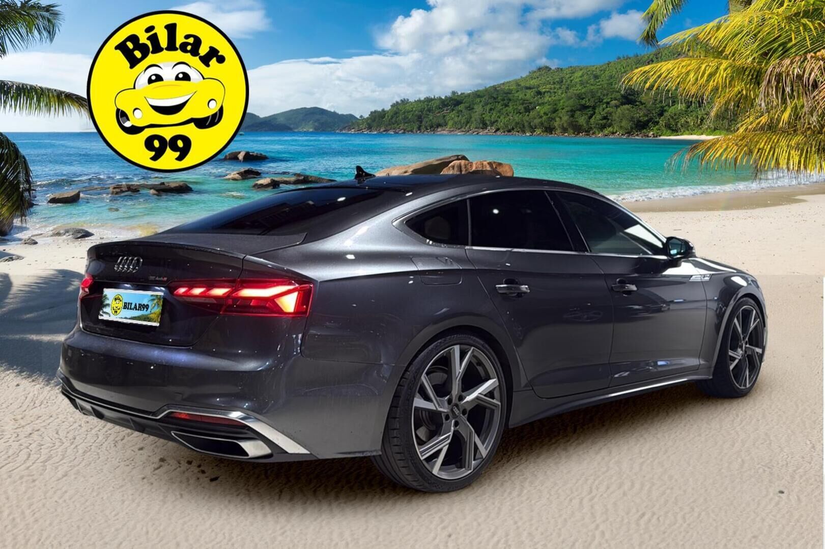 Audi A5 2021 Sportback Business Advanced 40 TFSI MHEV S tronic S Line - 3,99 % KORKOTARJOUS TÄHÄN AUTOON 31.8. ASTI! - Suomiauto / Webasto / Peruutuskamera / Digital Cockpit / Vetokoukku / Matrix LED / Puolinahkasisusta / Todella näyttävä!