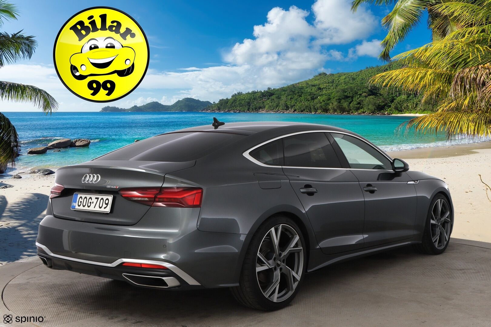 Audi A5 2021 Sportback Business Advanced 40 TFSI MHEV S tronic S Line - 3,99 % KORKOTARJOUS TÄHÄN AUTOON 7.9. ASTI! - Suomiauto / Webasto / Peruutuskamera / Digital Cockpit / Vetokoukku / Matrix LED / Puolinahkasisusta / Todella näyttävä!