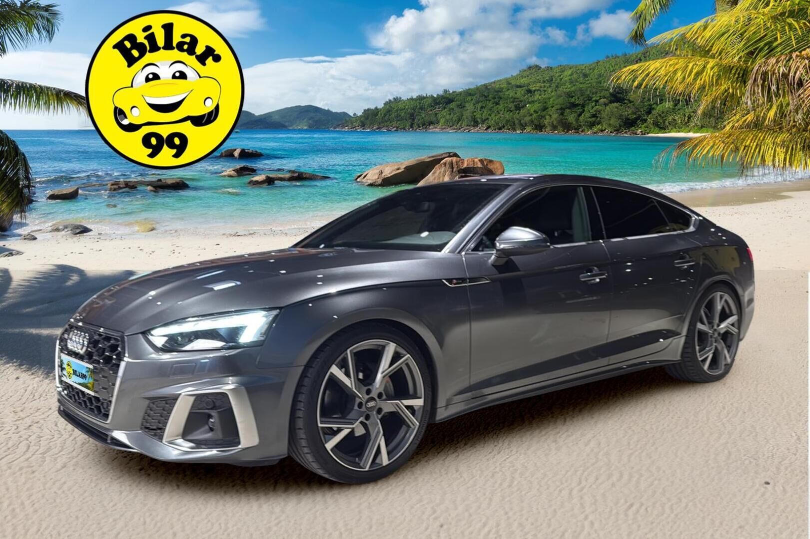 Audi A5 2021 Sportback Business Advanced 40 TFSI MHEV S tronic S Line - 3,99 % KORKOTARJOUS TÄHÄN AUTOON 31.8. ASTI! - Suomiauto / Webasto / Peruutuskamera / Digital Cockpit / Vetokoukku / Matrix LED / Puolinahkasisusta / Todella näyttävä!