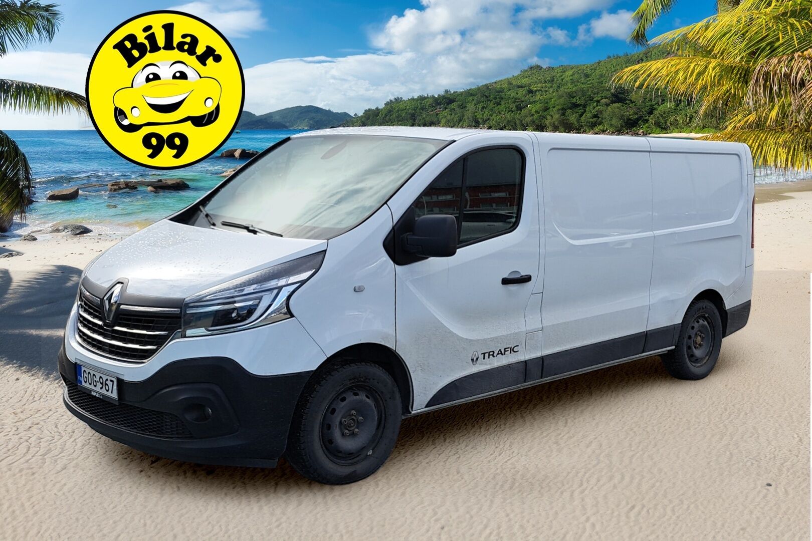 Renault Trafic 2019 dCi 145 L2H1 6,0m3 EDC Navi Edition - Suomiauto / Webasto / Vetokoukku / LED Pure Vision / Peruutuskamera / Navi / 2x Hyvät renkaat / Juuri huollettu!