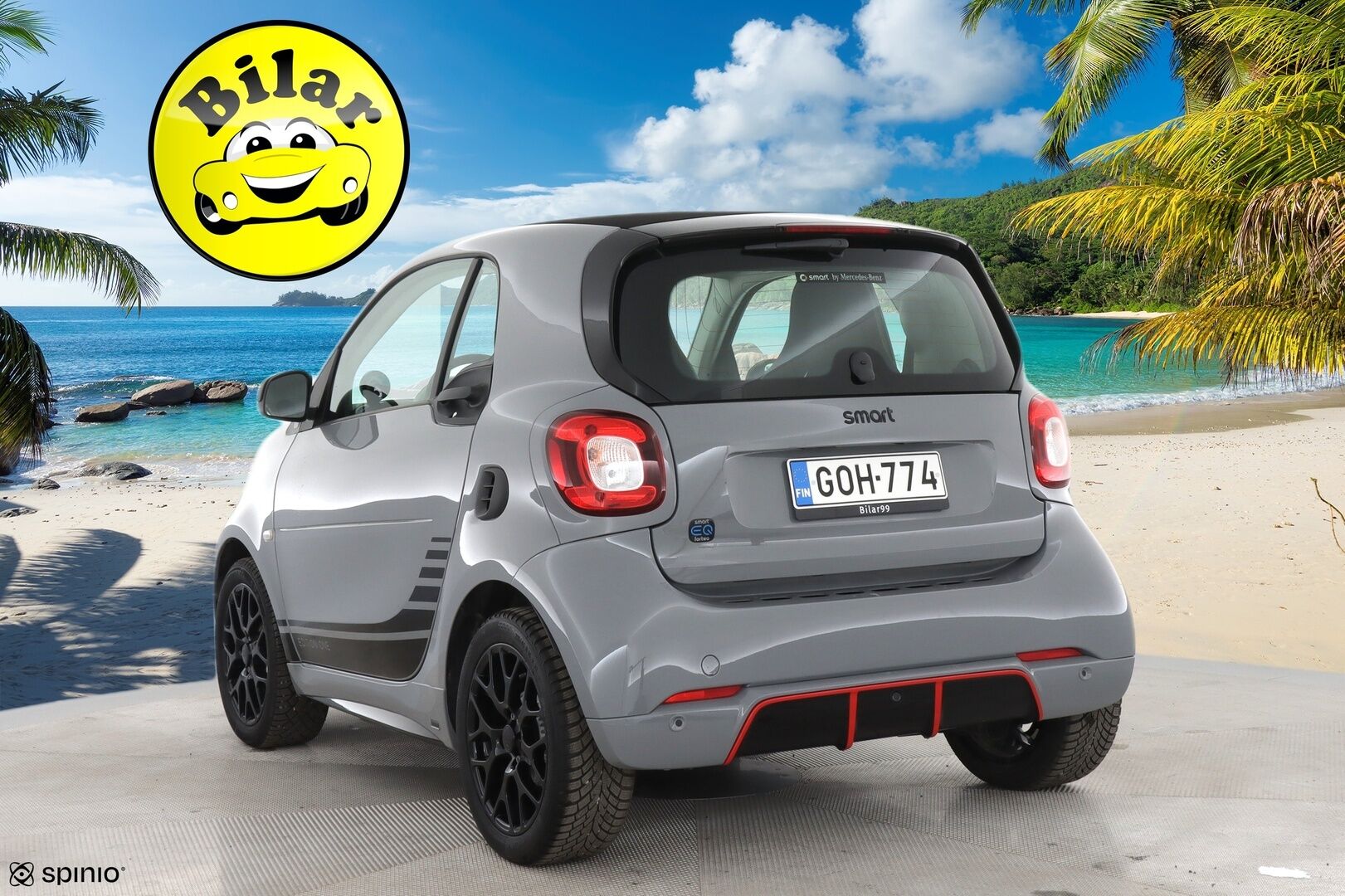 smart fortwo 2023 coupé EQ - | Näppärä! | Nahkapenkit | Peruutustutka | Automaattinen ilmastointi | Penkinlämmittimet |