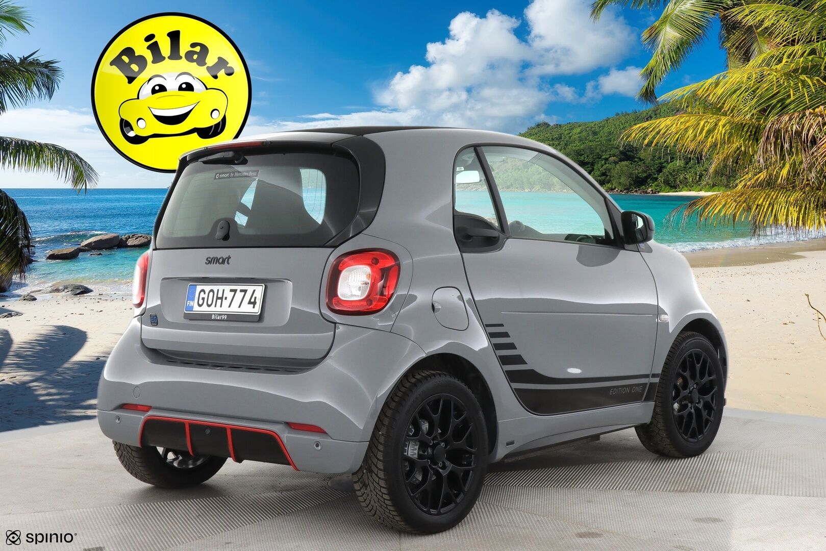 smart fortwo 2023 coupé EQ - | Näppärä! | Nahkapenkit | Peruutustutka | Automaattinen ilmastointi | Penkinlämmittimet |