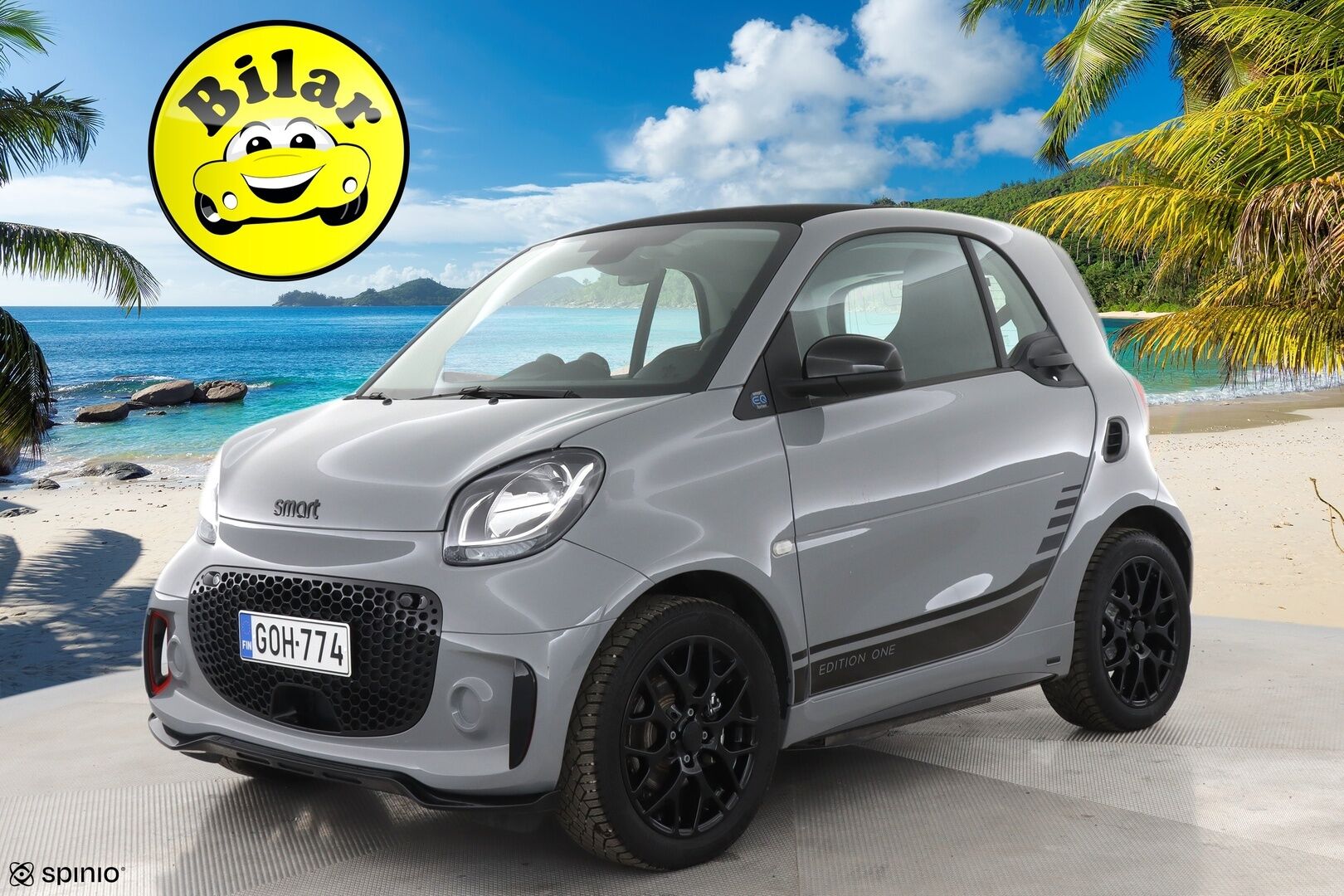 smart fortwo 2023 coupé EQ - | Näppärä! | Nahkapenkit | Peruutustutka | Automaattinen ilmastointi | Penkinlämmittimet |