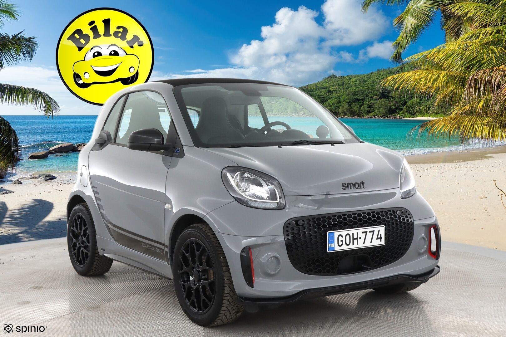 smart fortwo 2023 coupé EQ - | Näppärä! | Nahkapenkit | Peruutustutka | Automaattinen ilmastointi | Penkinlämmittimet |