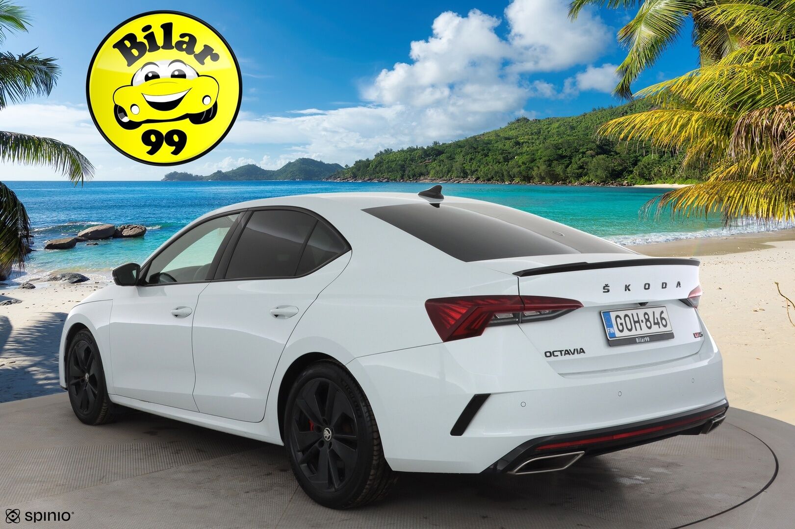 Skoda Octavia 2021 2,0 TSI RS DSG Autom. * ACC / Webasto / Koukku / Canton / Matrix LED / Navi / Sporttipenkit / Digimittaristo / Ratinlämmitin / Keyless * - Suomi-auto / Kahdet renkaat aluvanteilla