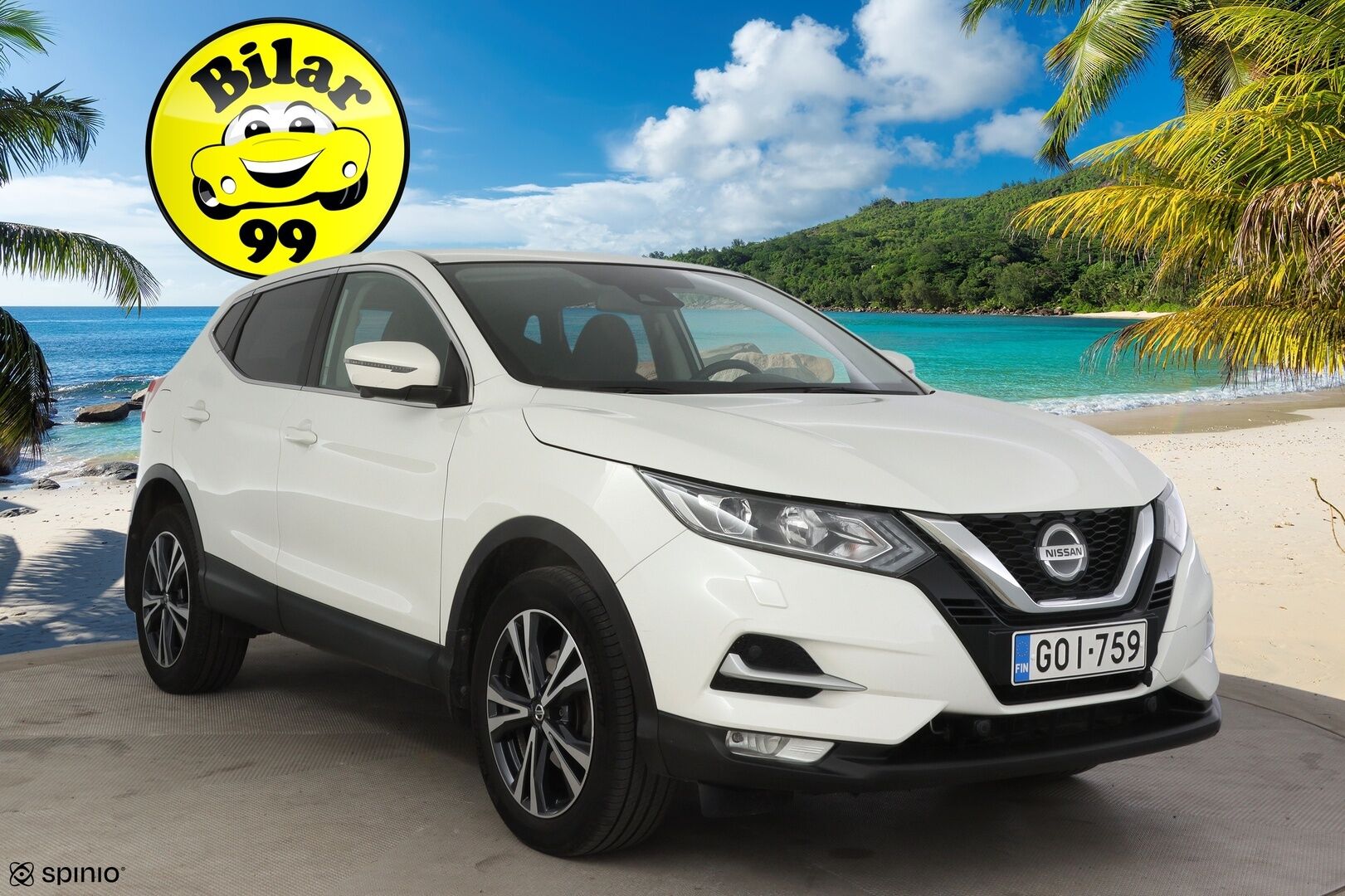 Nissan Qashqai 2021 DIG-T 160 N-Connecta 2WD DCT NNC * Suomi-auto / Lohkolämmitin / 360-kamera / Keyless Go / Navi ** - *Siistikuntoinen vähän ajettu Suomiauto! / CarPlay / Tutkat / LED / 2x renkaat* 