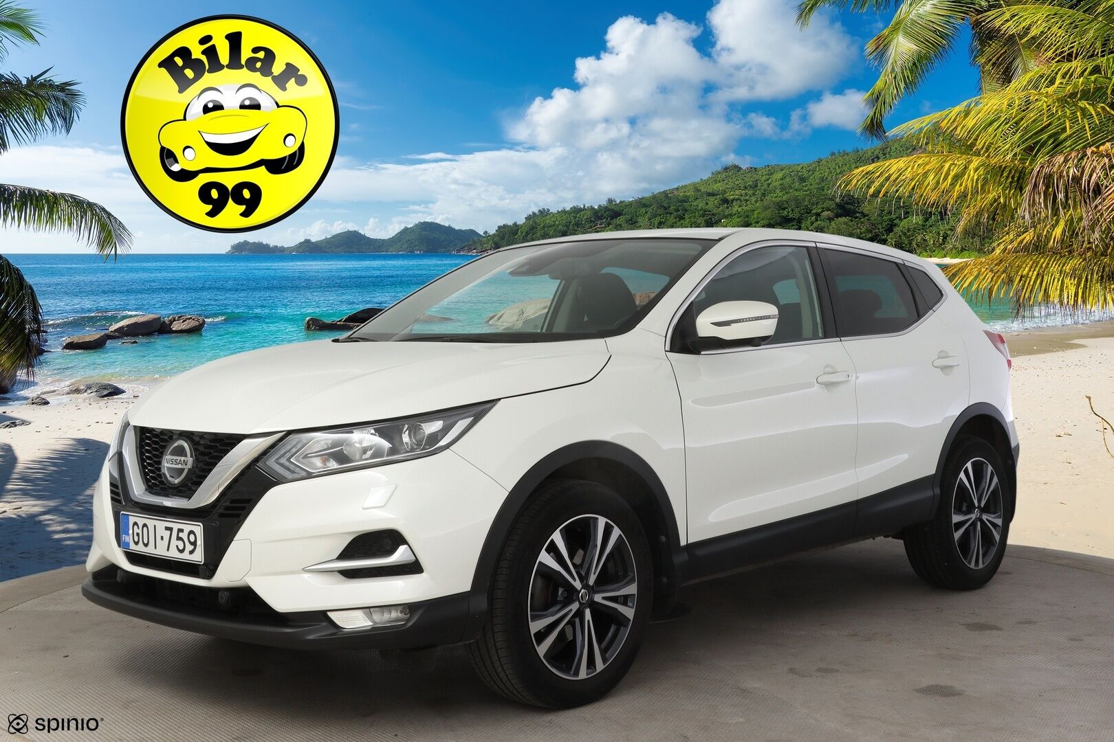 Nissan Qashqai 2021 DIG-T 160 N-Connecta 2WD DCT NNC * Suomi-auto / Lohkolämmitin / 360-kamera / Keyless Go / Navi ** - *Siistikuntoinen vähän ajettu Suomiauto! / CarPlay / Tutkat / LED / 2x renkaat* 
