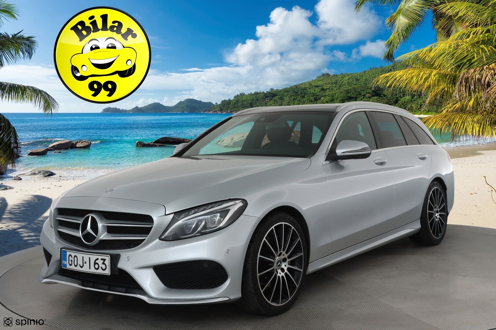 Mercedes-Benz C 2017 220 BlueTec T A Premium Business AMG **Panorama / ILS-LED / P.Kamera / Sporttinahat / Vakkari** - Kahdet Renkaat