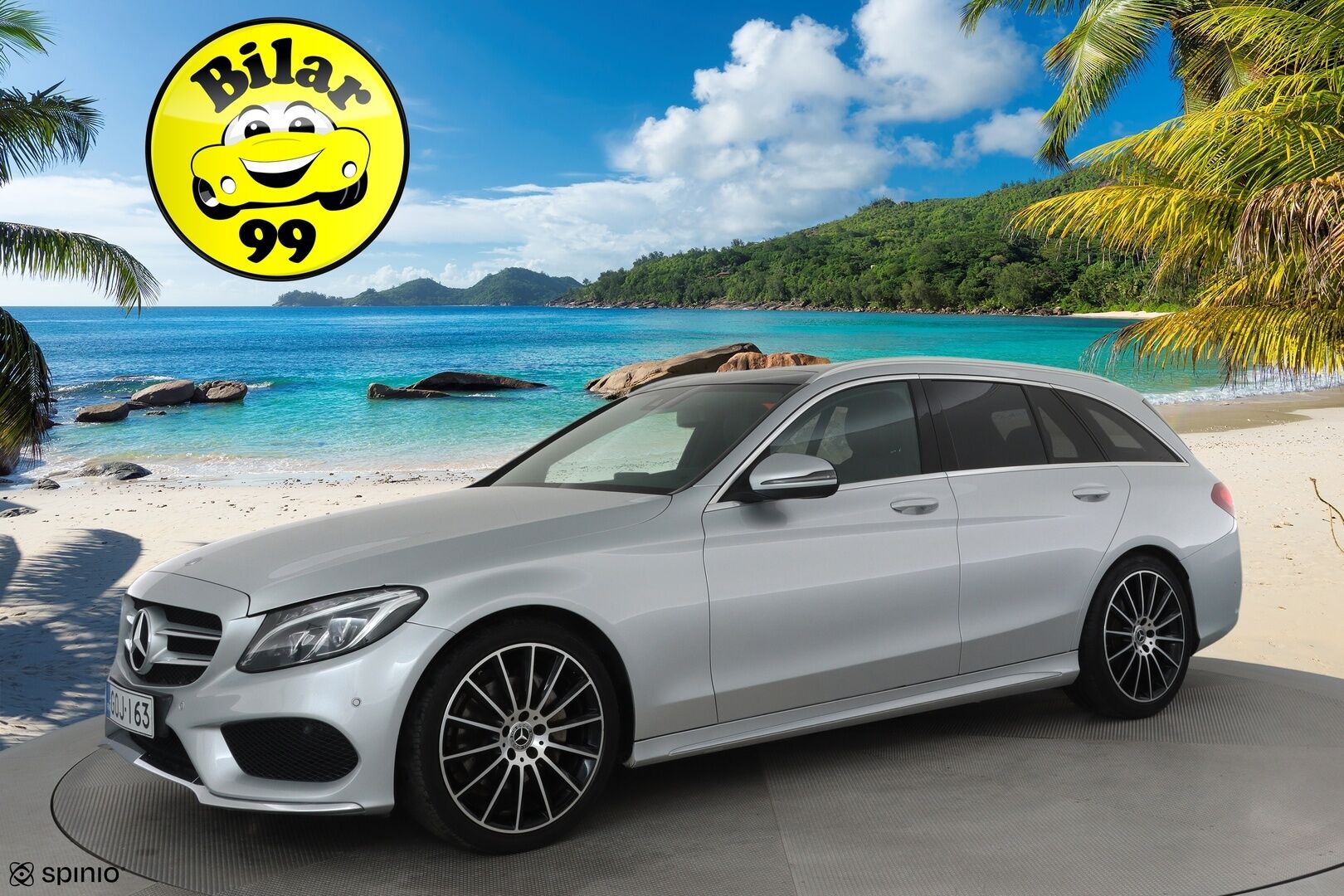 Mercedes-Benz C 2017 220 BlueTec T A Premium Business AMG **Panorama / ILS-LED / P.Kamera / Sporttinahat / Vakkari** - Kahdet Renkaat