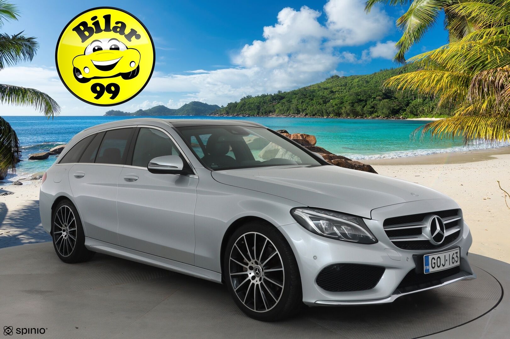 Mercedes-Benz C 2017 220 BlueTec T A Premium Business AMG **Panorama / ILS-LED / P.Kamera / Sporttinahat / Vakkari** - Kahdet Renkaat