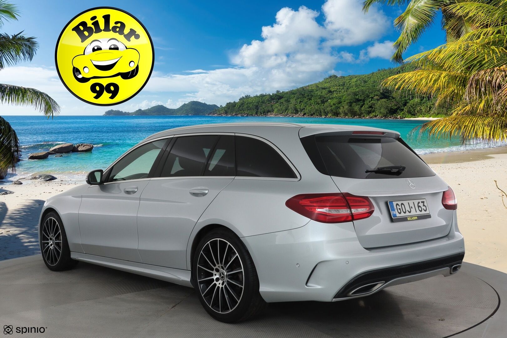 Mercedes-Benz C 2017 220 BlueTec T A Premium Business AMG **Panorama / ILS-LED / P.Kamera / Sporttinahat / Vakkari** - Kahdet Renkaat