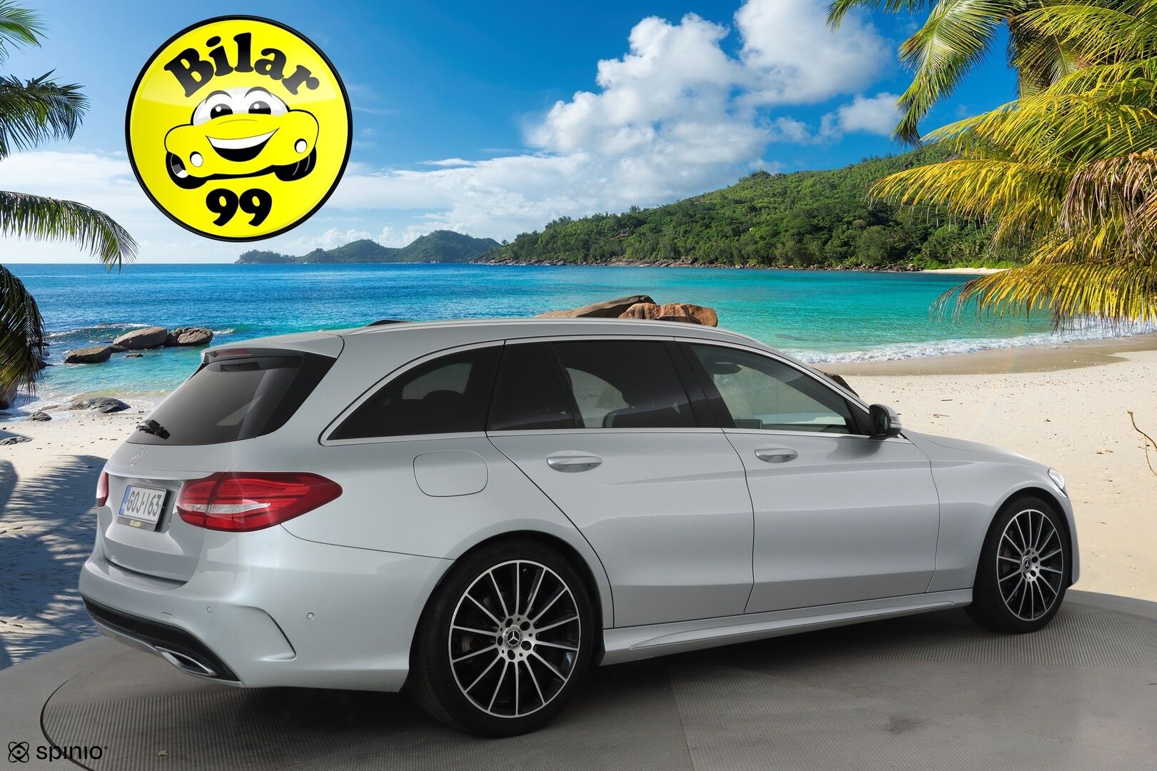 Mercedes-Benz C 2017 220 BlueTec T A Premium Business AMG **Panorama / ILS-LED / P.Kamera / Sporttinahat / Vakkari** - Kahdet Renkaat