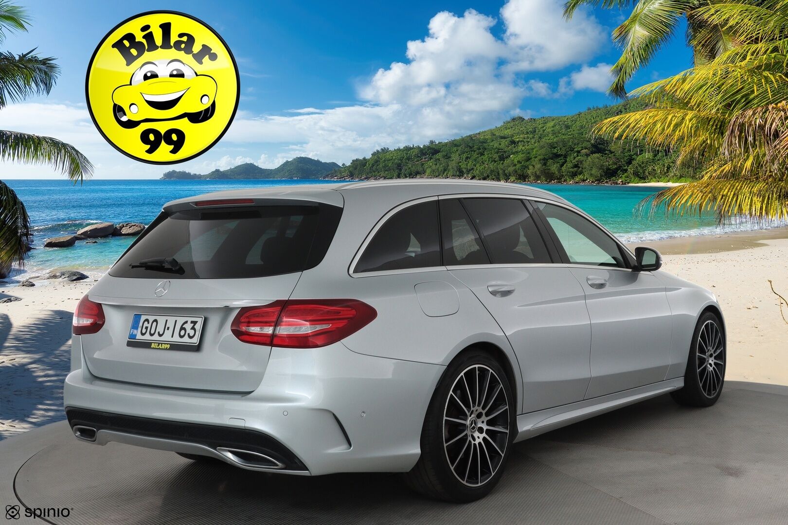Mercedes-Benz C 2017 220 BlueTec T A Premium Business AMG **Panorama / ILS-LED / P.Kamera / Sporttinahat / Vakkari** - Kahdet Renkaat