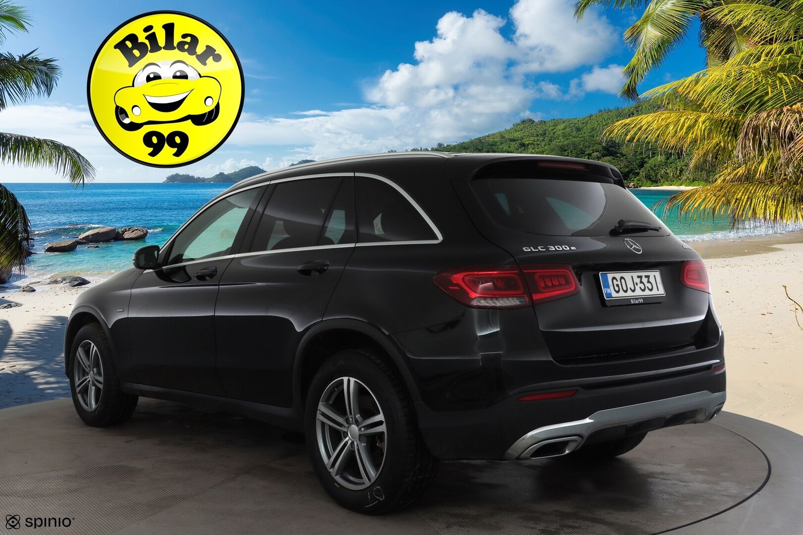 Mercedes-Benz GLC 2021 300 e 4MATIC A Business EQ Power * 1.Om Suomi-auto / Distronic+ / P.kamera / LED / Navi / Sähköluukku / Sporttipenkit * - Kahdet renkaat aluvanteilla - HULLU BLACKWEEK KORKOTARJOUS 2,49%