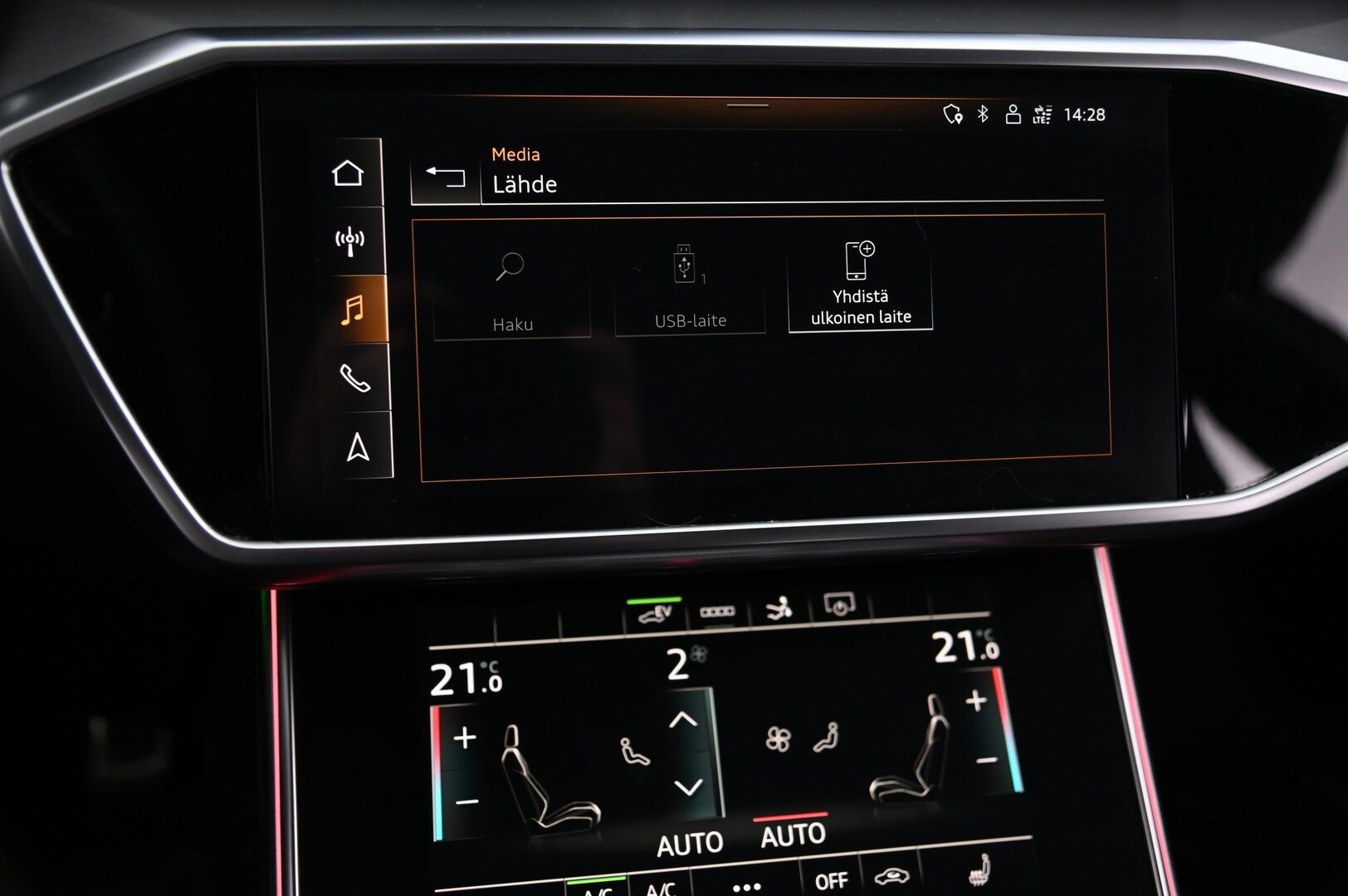 Audi A7 2021 14.1 kwh Business Sport 50 TFSI e quattro S-Line  *Suomi-Auto / S-Line / ACC / Bang & Olufsen / Digimittaristo / Audi Pre Sense* - *Juuri saapunut! / Matrix-LED / Navi / Ambient Light / P-Kamera / Tutkat / Kessy / Audi Smartphone Interface / Urheiluistuimet / 2X Renkaat*