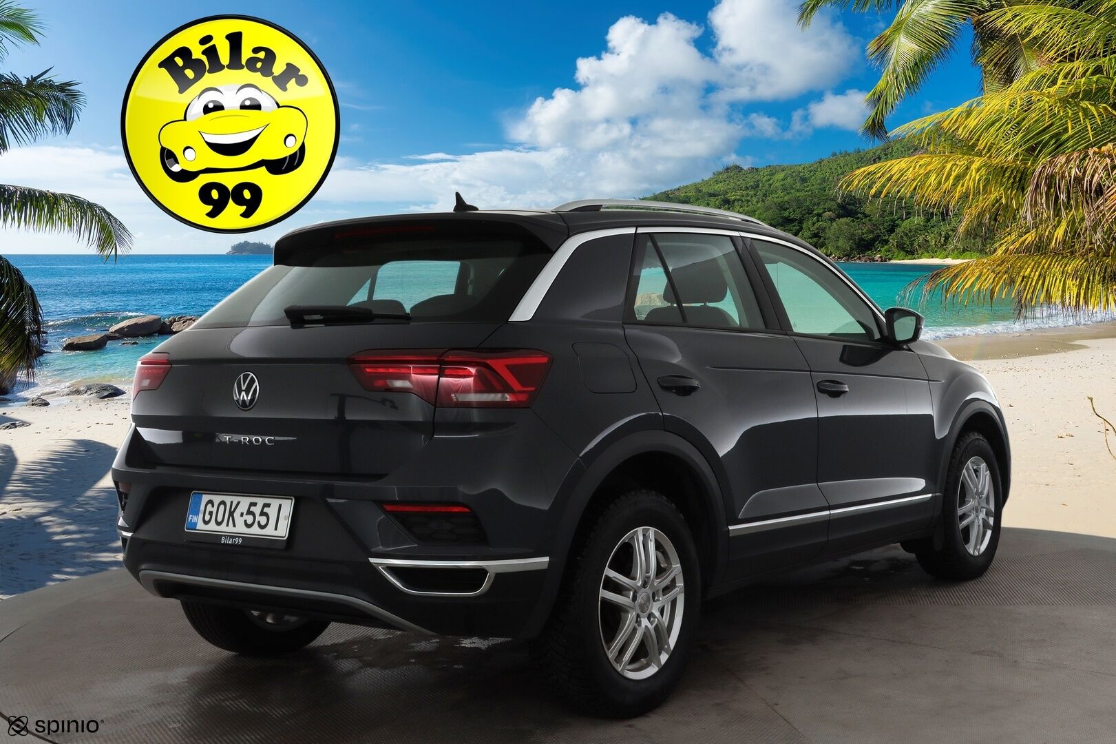 Volkswagen T-Roc 2021 Sport 1,5 TSI EVO 110 kW DSG  * ACC / P.kamera / LED / Webasto / KeylessGo / Sähköluukku / Digimittaristo * - 1.Om Suomi-auto / Kahdet renkaat aluvanteilla
