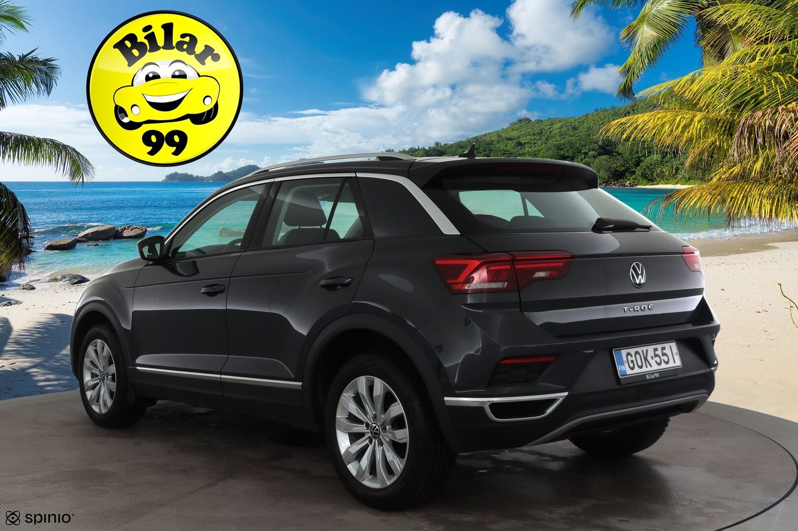 Volkswagen T-Roc 2021 Sport 1,5 TSI EVO 110 kW DSG  * ACC / P.kamera / LED / Webasto / KeylessGo / Sähköluukku / Digimittaristo * - 1.Om Suomi-auto / Kahdet renkaat aluvanteilla