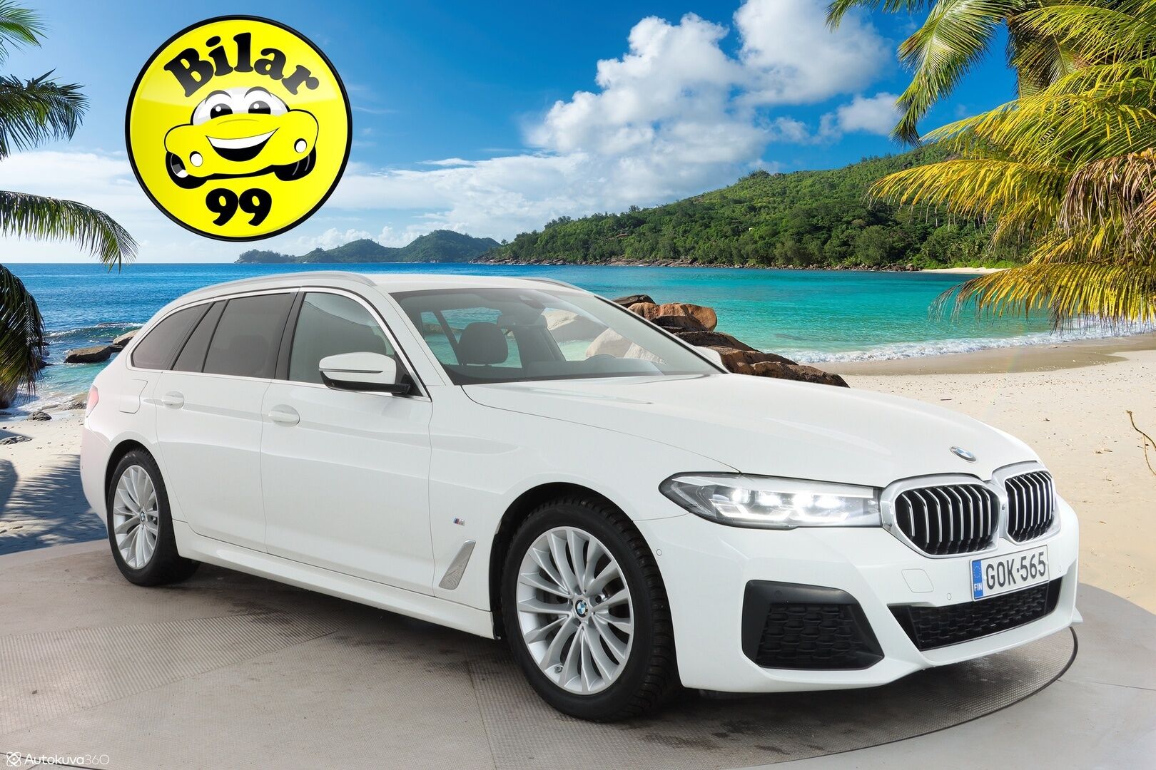 BMW 520 2021 G31 M-Sport A xDrive - 3,99 % KORKOTARJOUS TÄHÄN AUTOON 31.8. ASTI! - Suomi-auto / Webasto / Harman&Kardon / 360° Kamera / Sporttipenkit