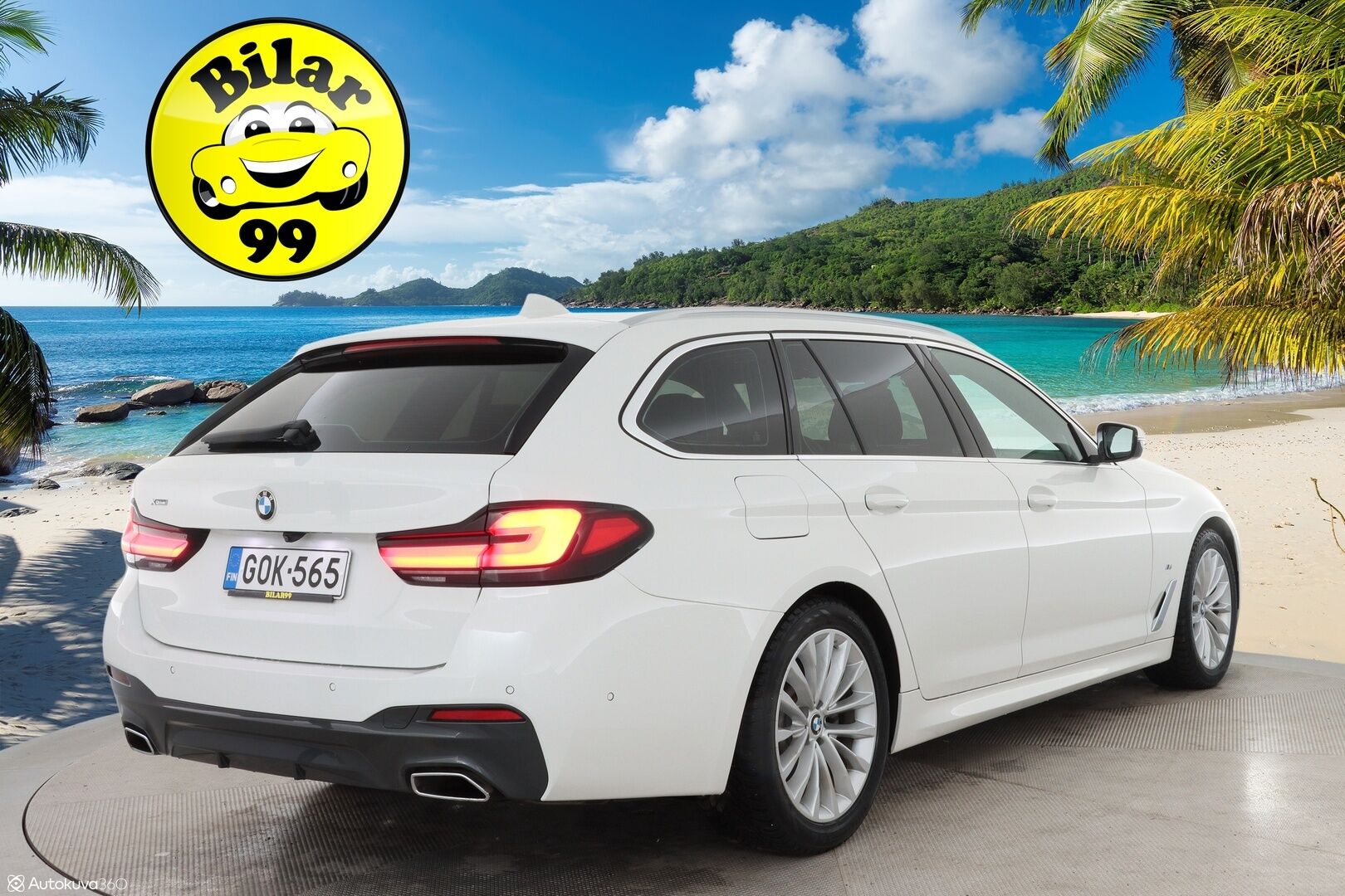 BMW 520 2021 G31 M-Sport A xDrive - 3,99 % KORKOTARJOUS TÄHÄN AUTOON 31.8. ASTI! - Suomi-auto / Webasto / Harman&Kardon / 360° Kamera / Sporttipenkit