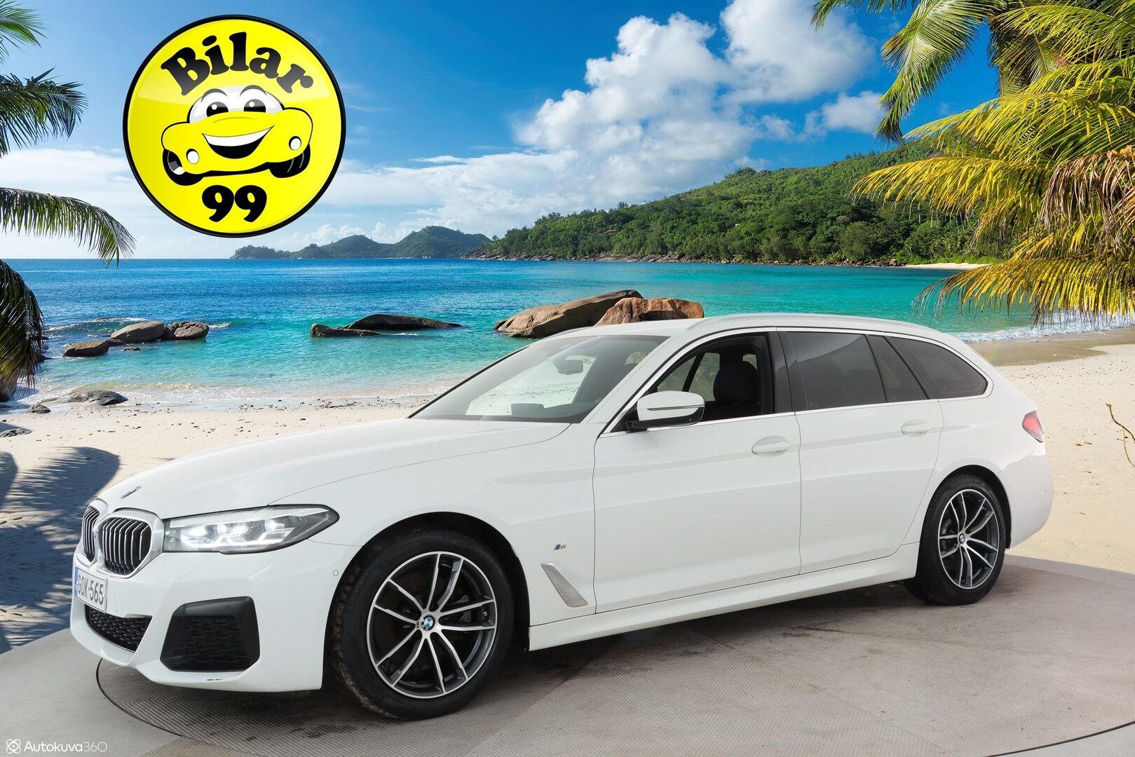 BMW 520 2021 G31 M-Sport A xDrive - 3,99 % KORKOTARJOUS TÄHÄN AUTOON 31.8. ASTI! - Suomi-auto / Webasto / Harman&Kardon / 360° Kamera / Sporttipenkit