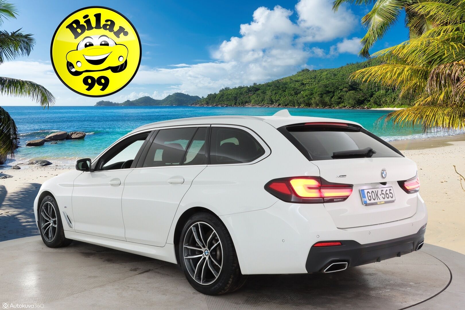 BMW 520 2021 G31 M-Sport A xDrive - 3,99 % KORKOTARJOUS TÄHÄN AUTOON 31.8. ASTI! - Suomi-auto / Webasto / Harman&Kardon / 360° Kamera / Sporttipenkit