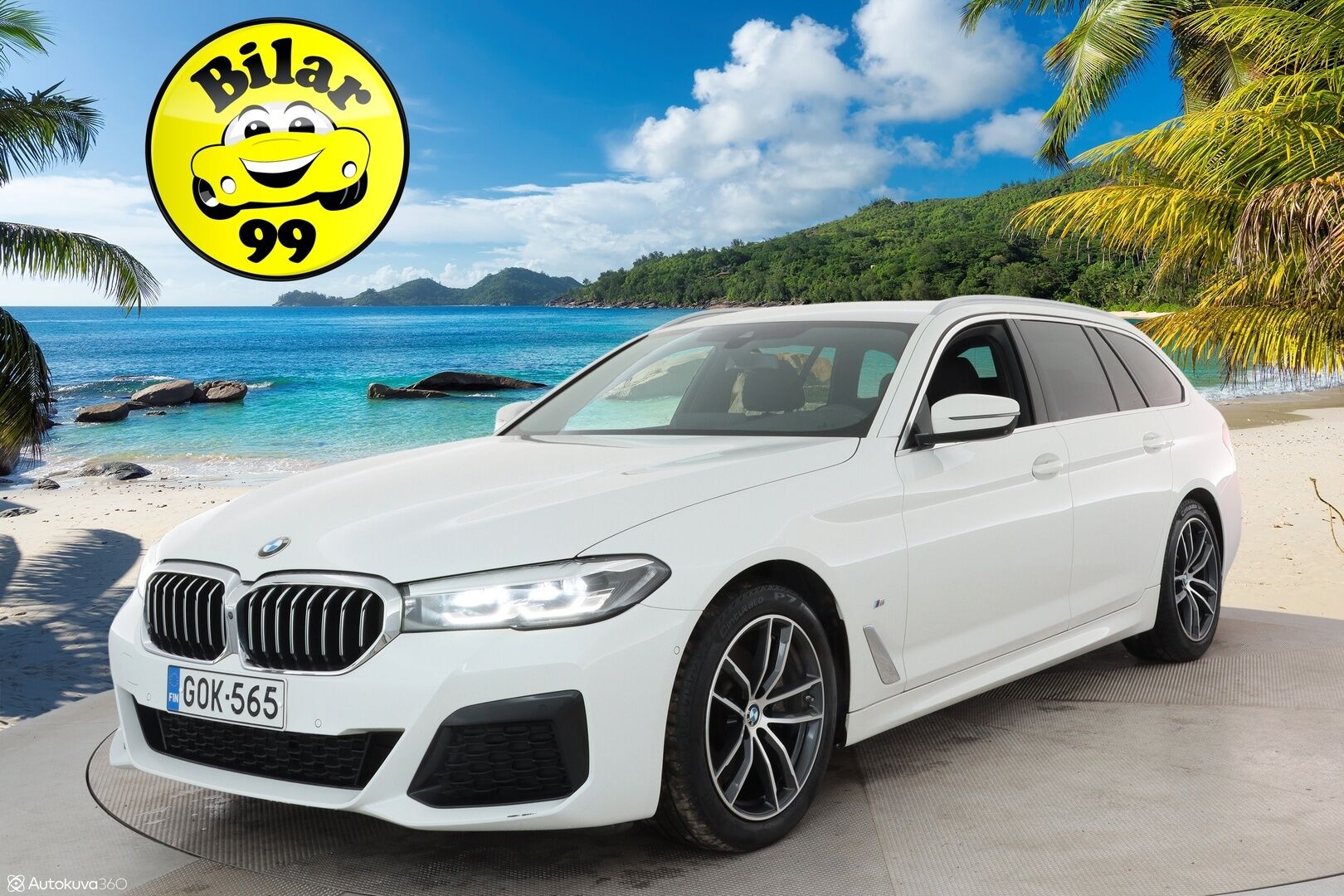 BMW 520 2021 G31 M-Sport A xDrive - 3,99 % KORKOTARJOUS TÄHÄN AUTOON 31.8. ASTI! - Suomi-auto / Webasto / Harman&Kardon / 360° Kamera / Sporttipenkit