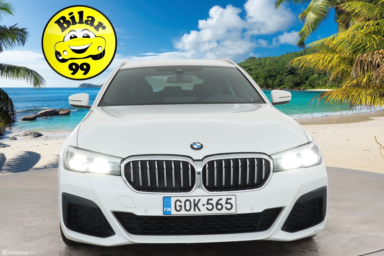 BMW 520 2021 G31 M-Sport A xDrive - 3,99 % KORKOTARJOUS TÄHÄN AUTOON 31.8. ASTI! - Suomi-auto / Webasto / Harman&Kardon / 360° Kamera / Sporttipenkit