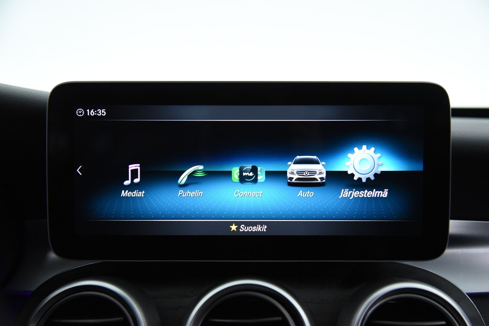 Mercedes-Benz C 2020 300 e T A Business AMG Edition EQ Power / Burmester /  P-kamera / Night paketti / LED / Ambiente / - AMG Sisä- ja ulkopaketilla / Sähk. takaluukku / Apple & Android /